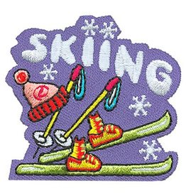 Advantage Emblem & Screen Prnt *Skiing Fun Patch