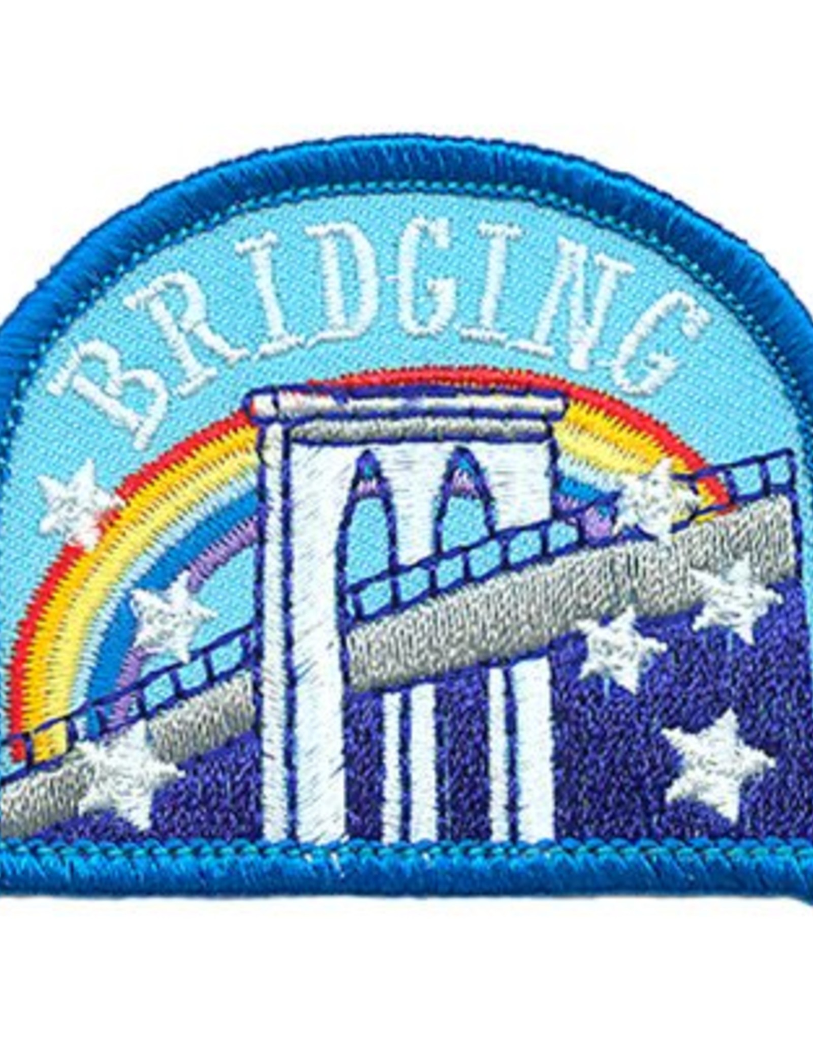 Advantage Emblem & Screen Prnt *Bridging w/ White Bridge & Rainbow Fun Patch