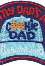 Advantage Emblem & Screen Prnt *My Dad's A Cookie Dad Hat Design Fun Patch