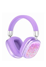 Glitter Headphones Purple
