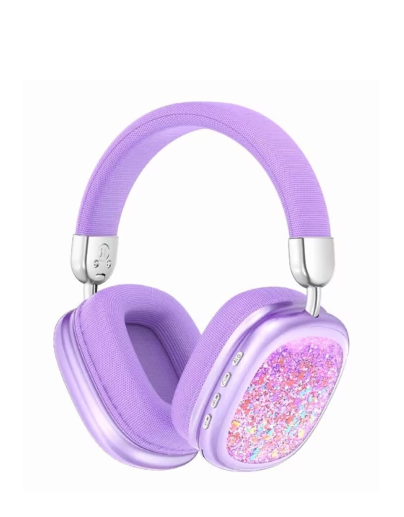 Glitter Headphones Purple