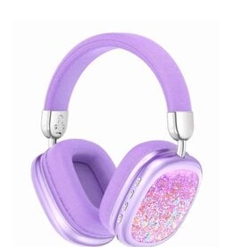 Glitter Headphones Purple