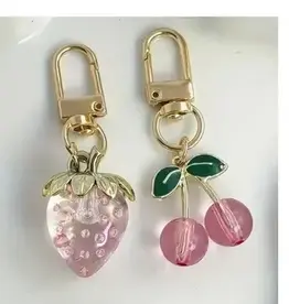 Assorted Cherry Keychain