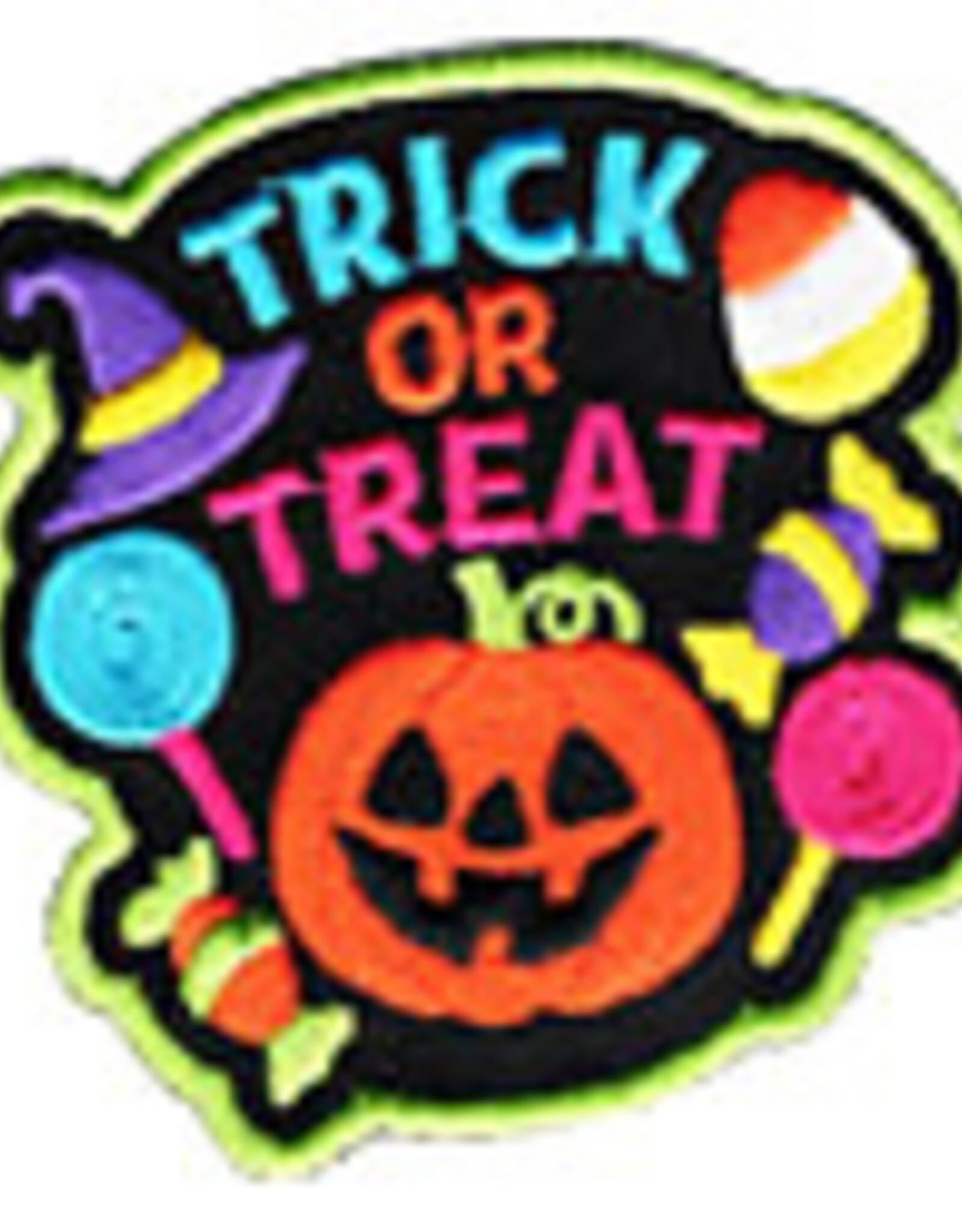 Trick or Treat Candy Jack O Lantern Fun Patch (11038)