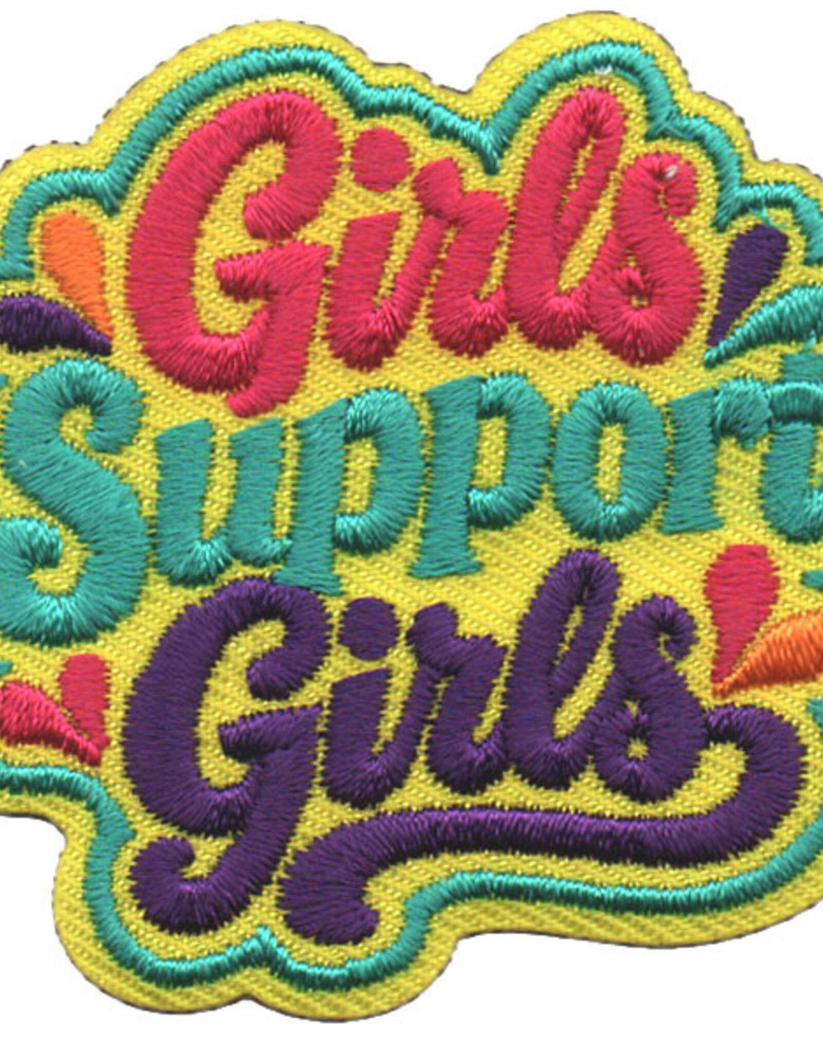 Girls Support Girls Fun Patch