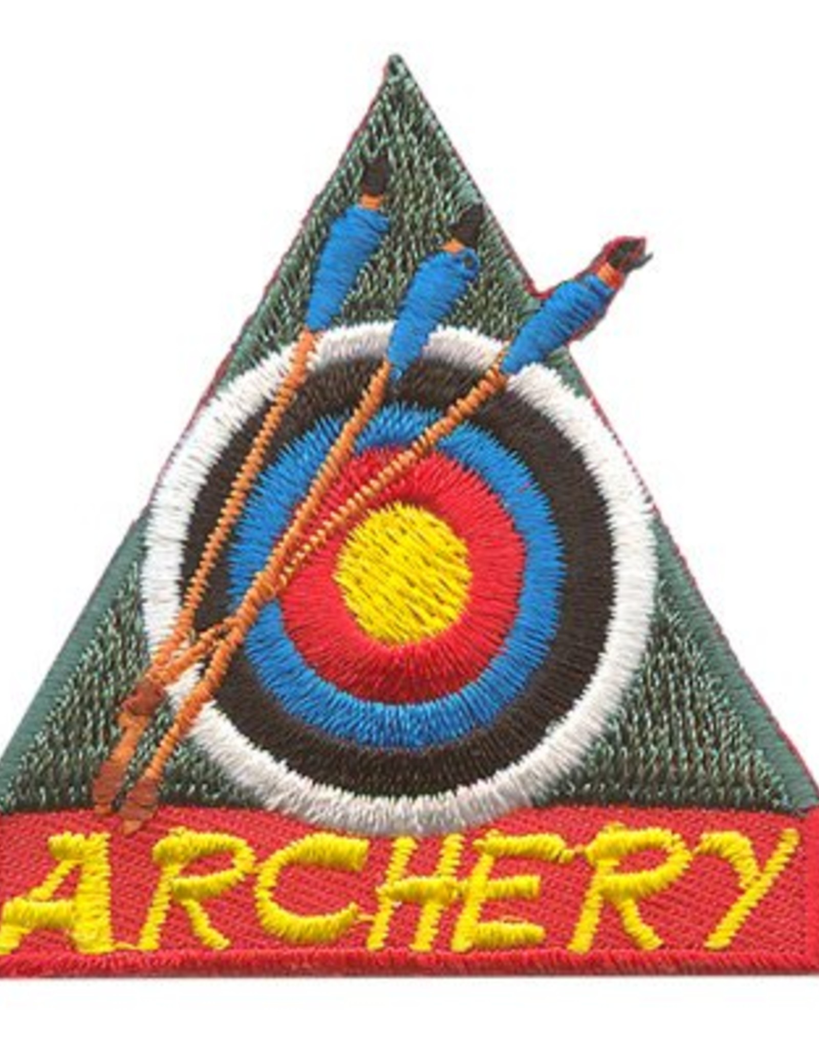 Advantage Emblem & Screen Prnt *Archery Triangle Fun Patch