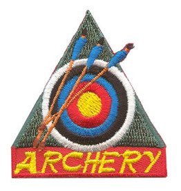 Advantage Emblem & Screen Prnt *Archery Triangle Fun Patch
