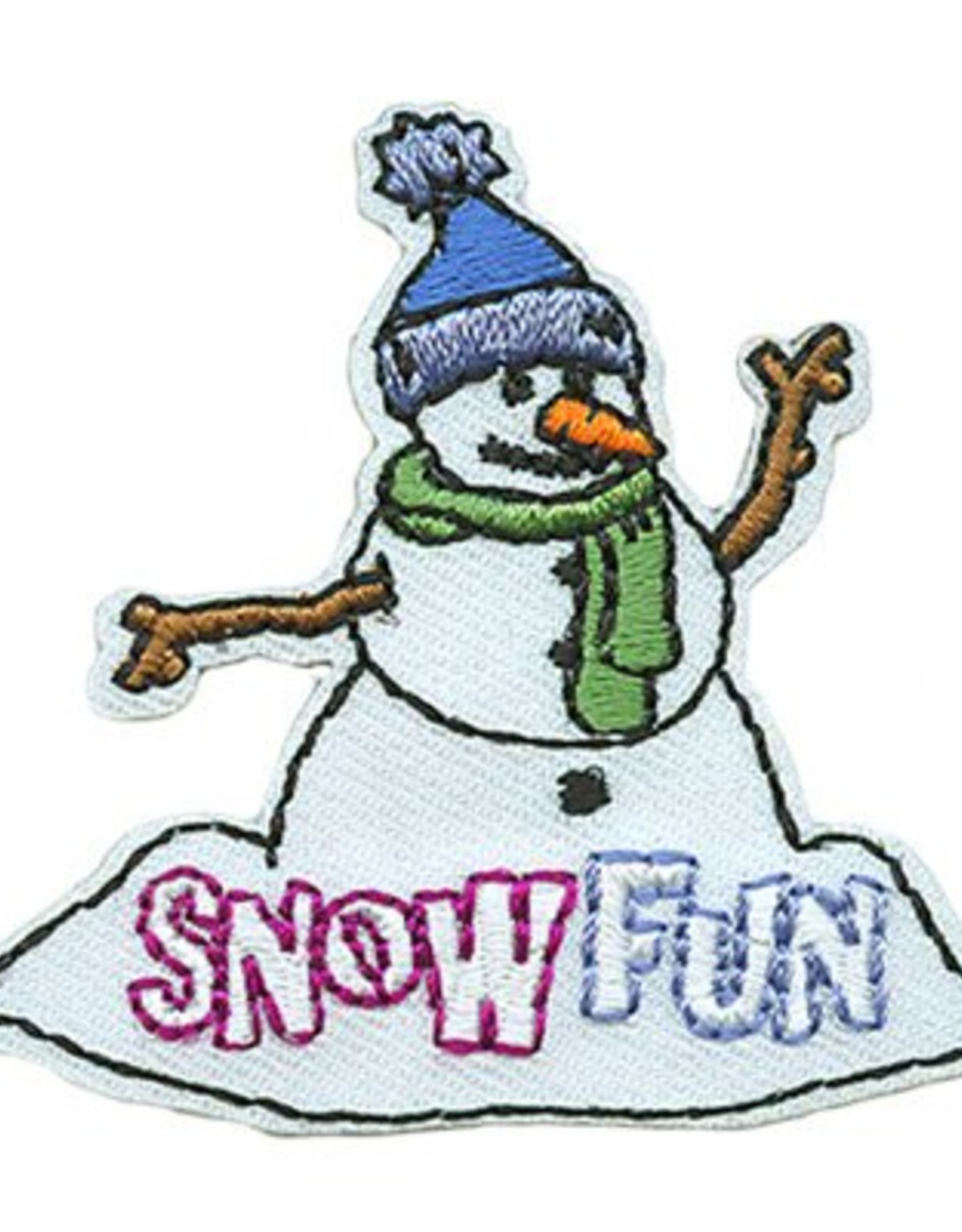 Advantage Emblem & Screen Prnt *Snow Fun Snowman Fun Patch