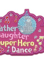 Advantage Emblem & Screen Prnt *Father Daughter Super Hero Dance Fun Patch