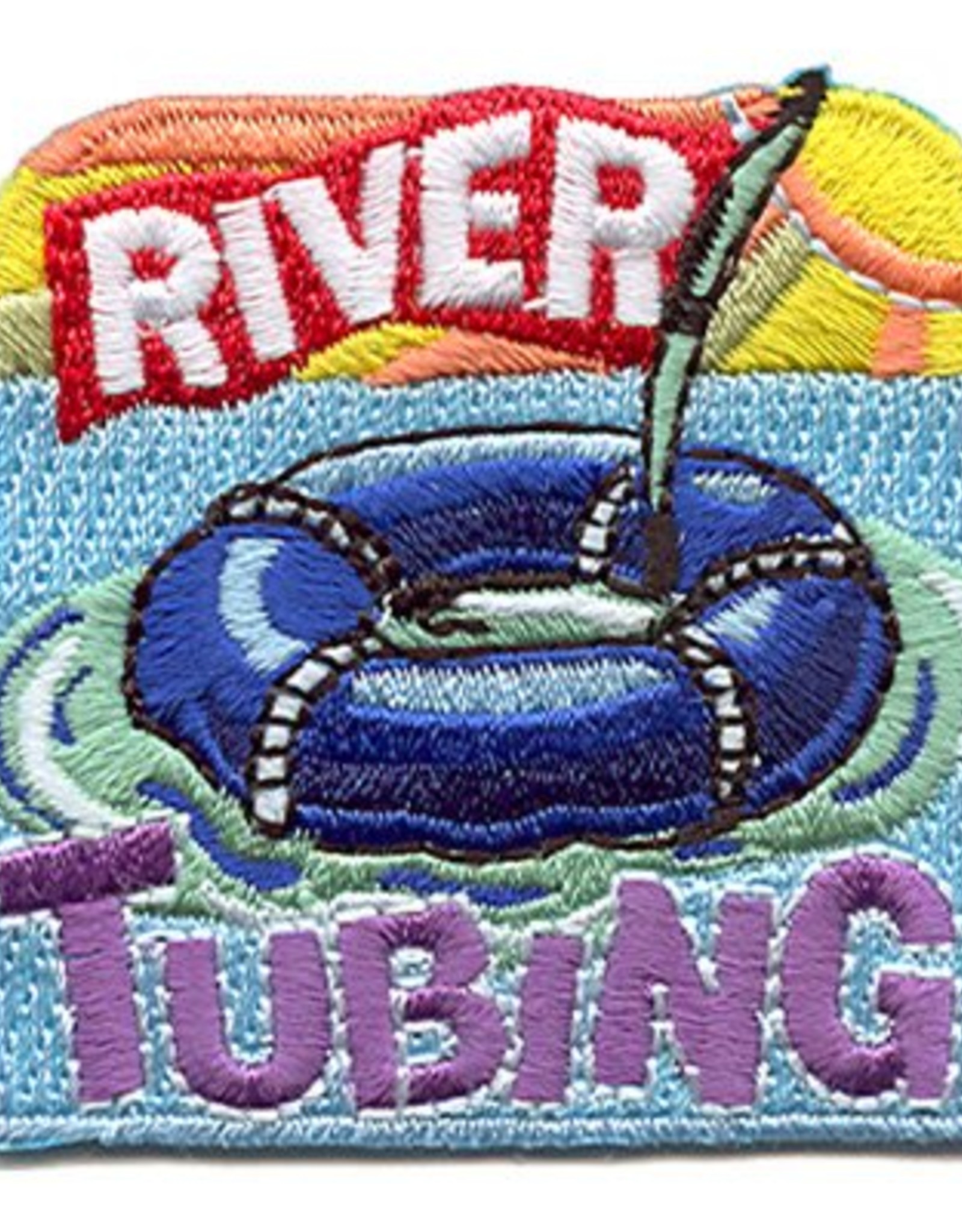 Advantage Emblem & Screen Prnt *River Tubing Fun Patch