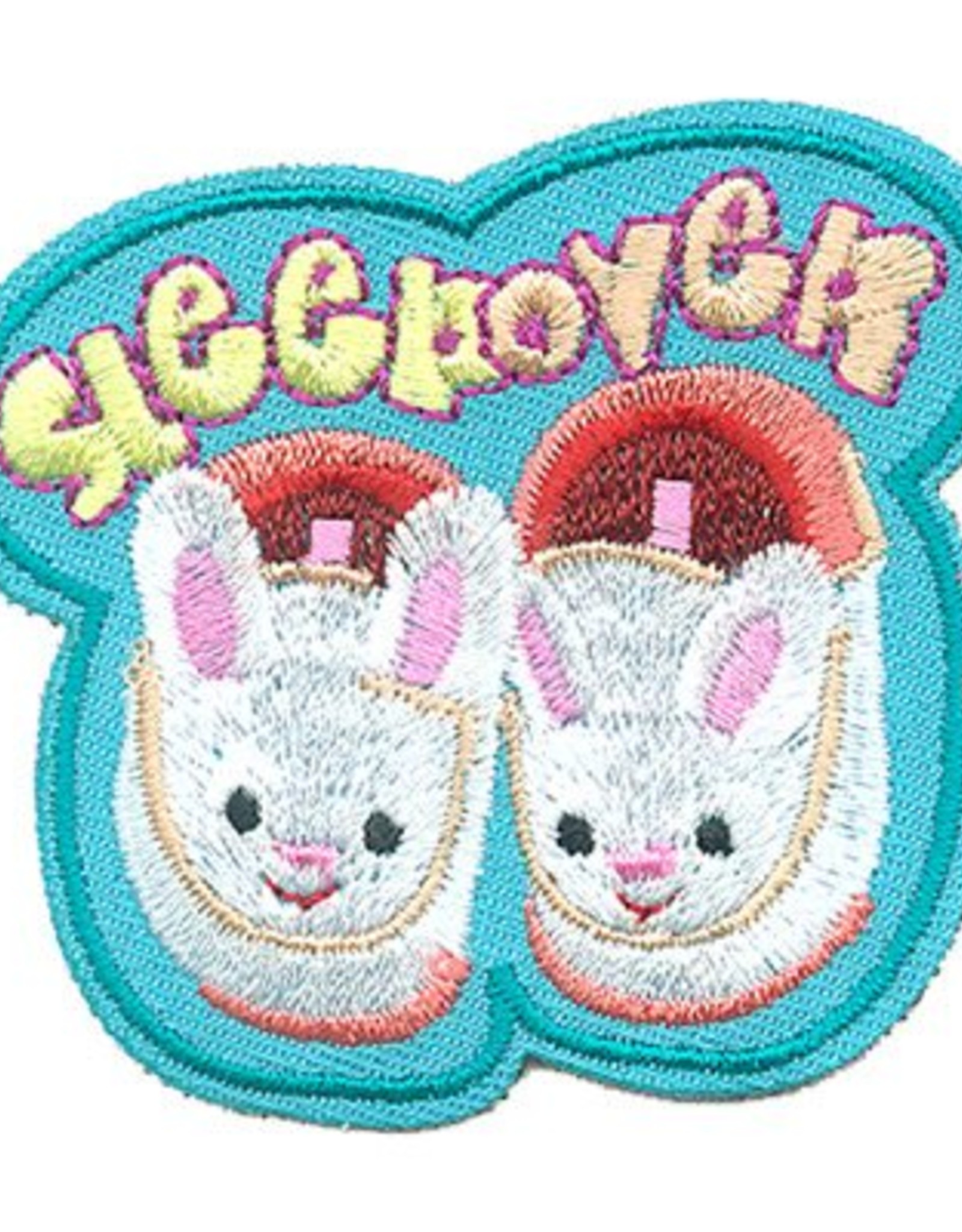 Advantage Emblem & Screen Prnt *Sleep Over Bunny Slippers Fun Patch