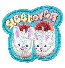 Advantage Emblem & Screen Prnt *Sleep Over Bunny Slippers Fun Patch