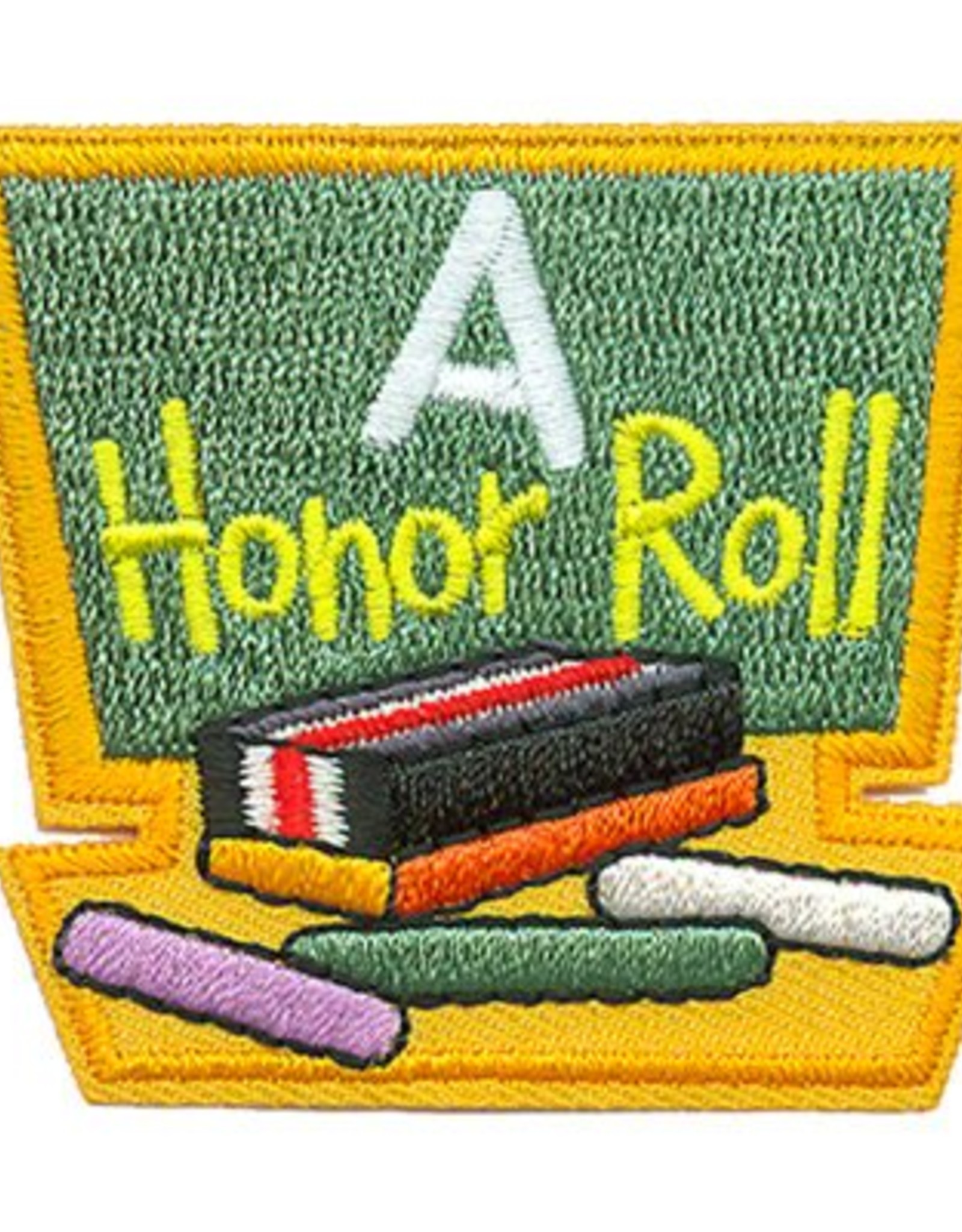 Advantage Emblem & Screen Prnt *Honor Roll Chalk Board Fun Patch
