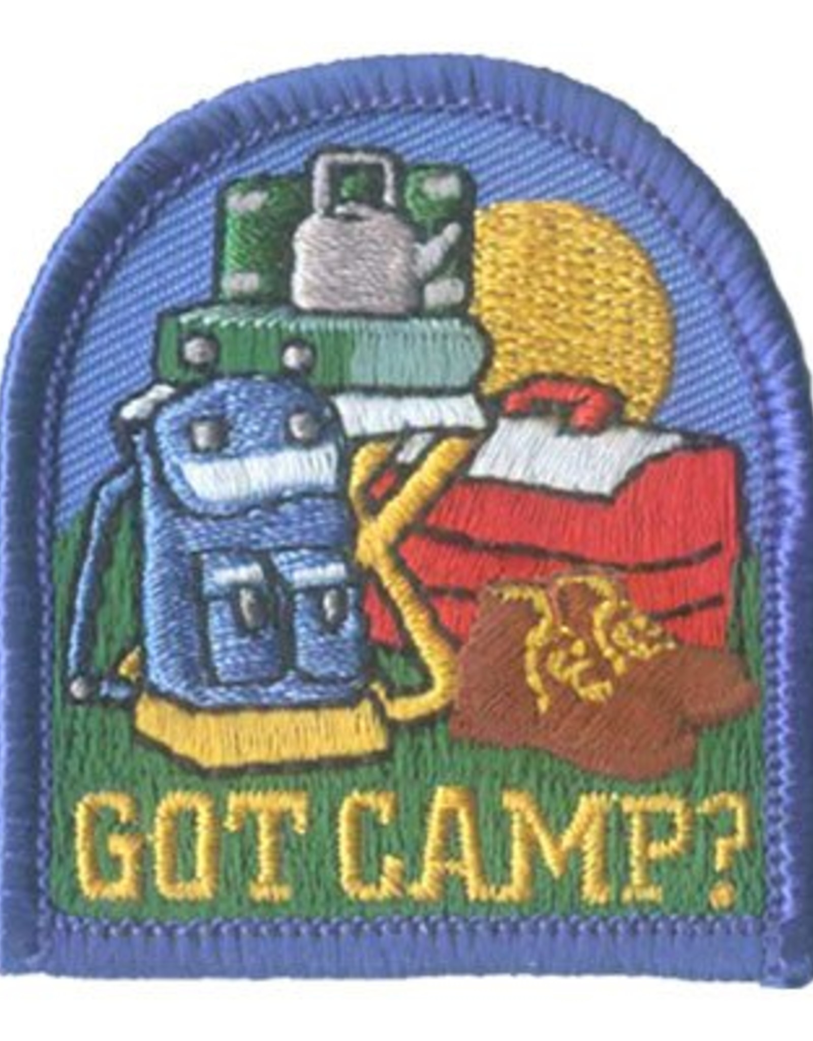 Advantage Emblem & Screen Prnt *Got Camp? Fun Patch