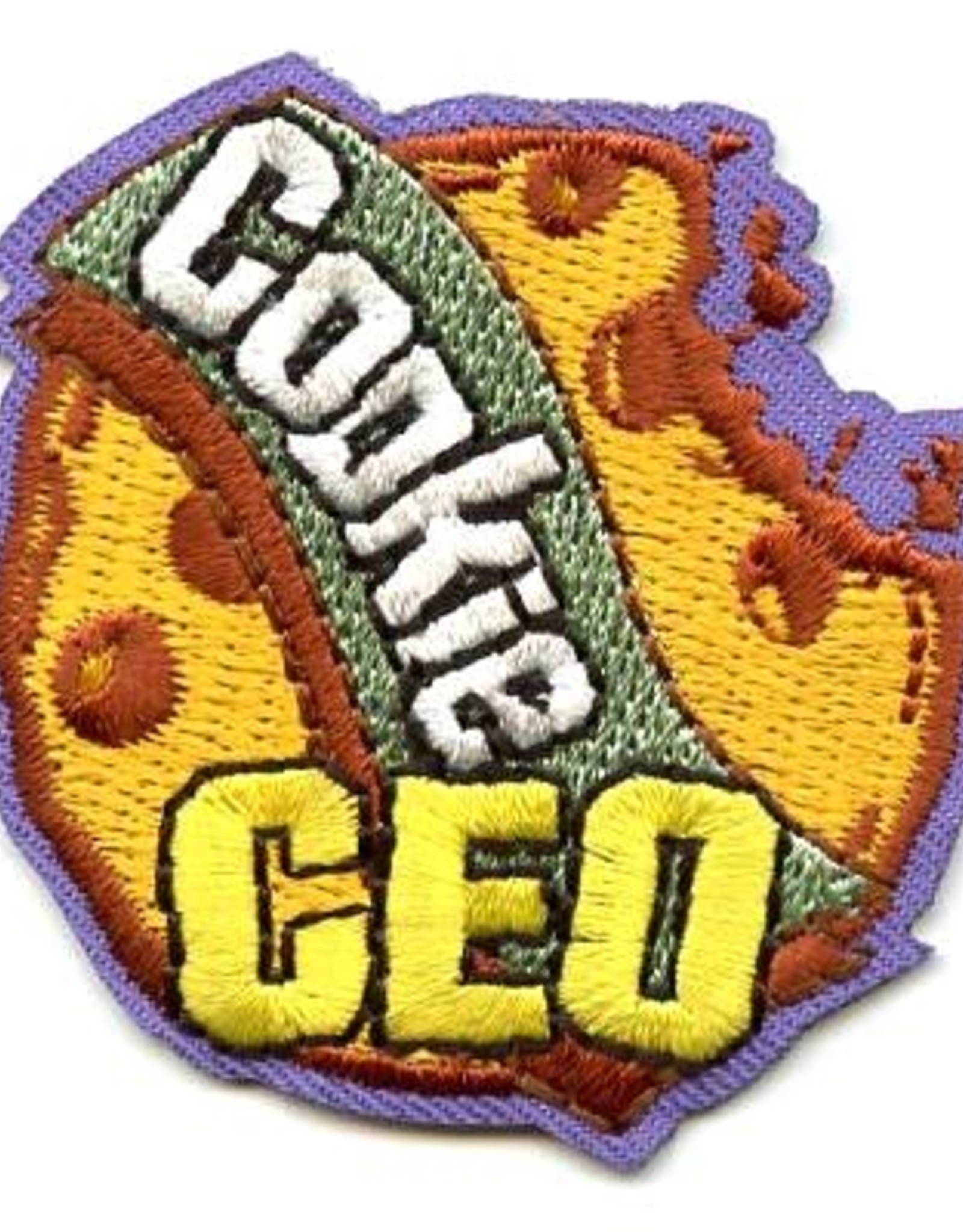 Advantage Emblem & Screen Prnt Cookie CEO Fun Patch