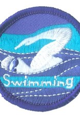 Advantage Emblem & Screen Prnt *Swimming Blue Circle Fun Patch