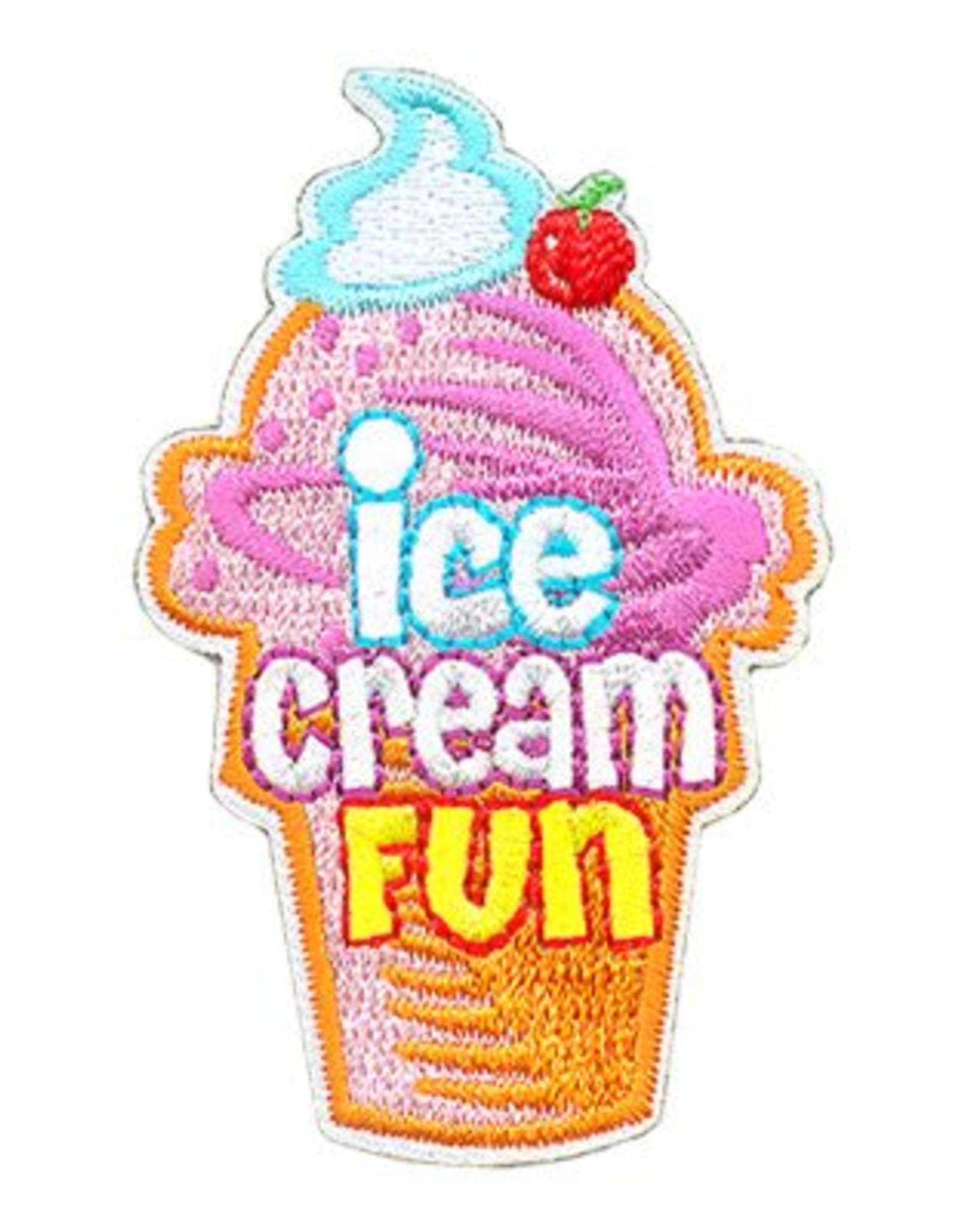 Advantage Emblem & Screen Prnt Ice Cream Fun Cone Fun Patch