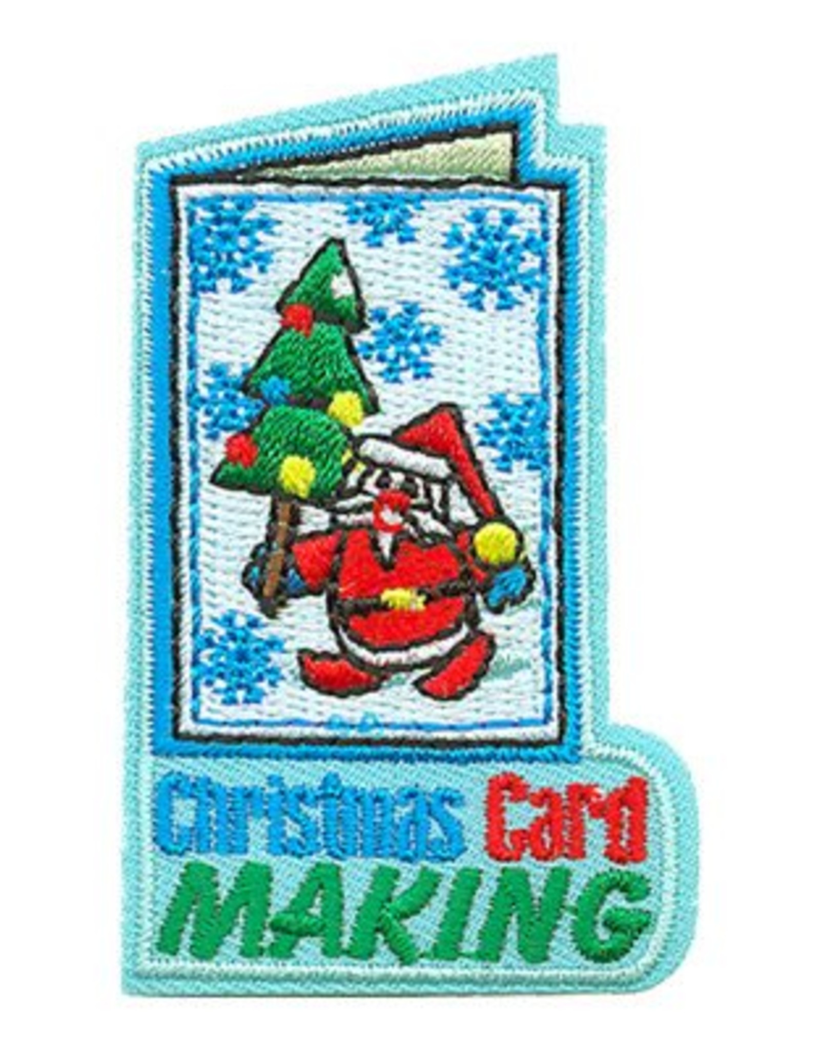Advantage Emblem & Screen Prnt *Christmas Card Making Fun Patch