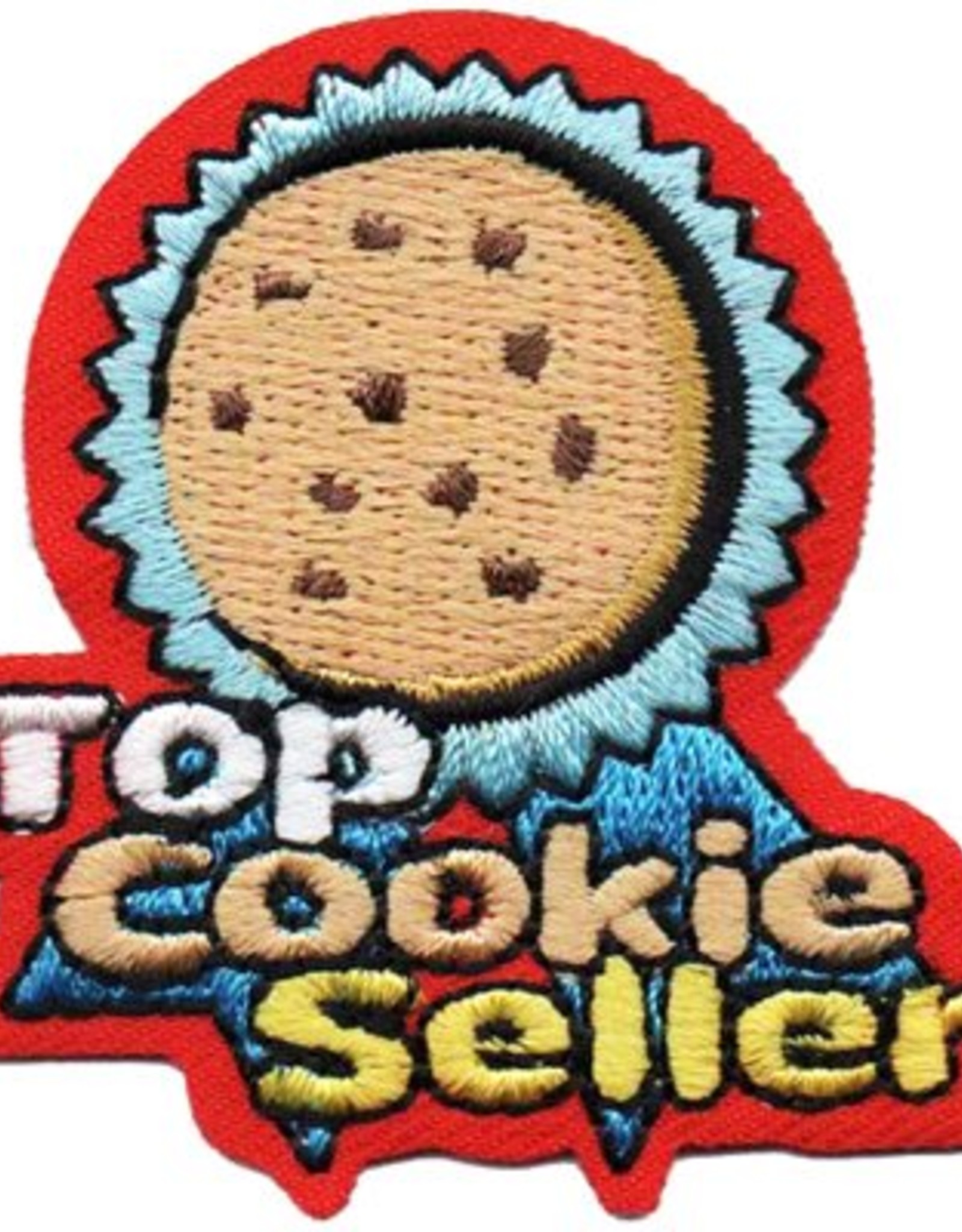 Advantage Emblem & Screen Prnt *Top Cookie Seller Rosette Fun Patch ...