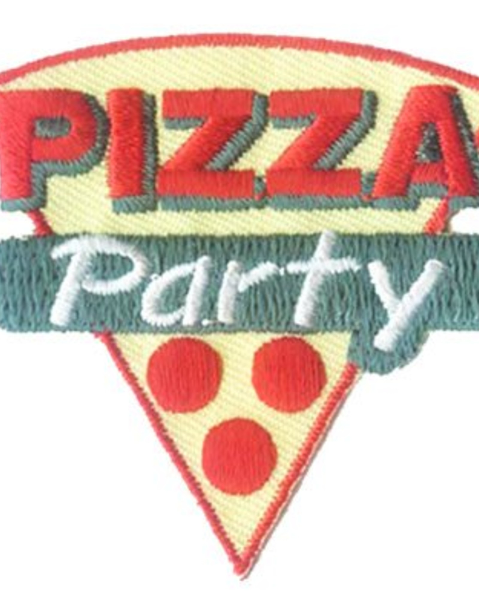 Advantage Emblem & Screen Prnt Pizza Party Slice Fun Patch