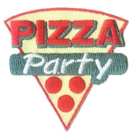 Advantage Emblem & Screen Prnt Pizza Party Slice Fun Patch