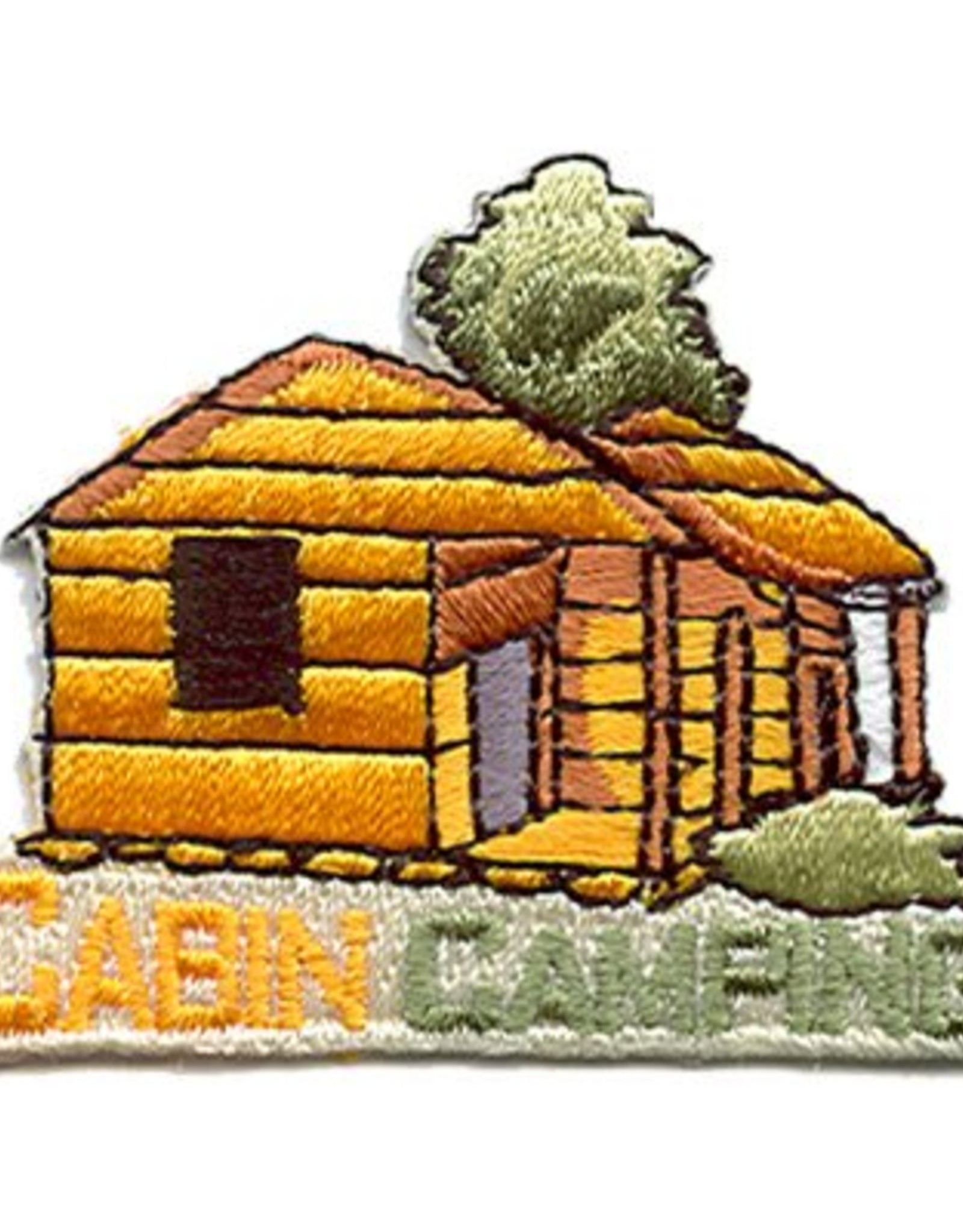 Advantage Emblem & Screen Prnt *Cabin Camping Fun Patch