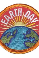 Advantage Emblem & Screen Prnt Earth Day Rising Sun Fun Patch