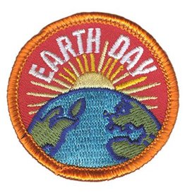 Advantage Emblem & Screen Prnt Earth Day Rising Sun Fun Patch