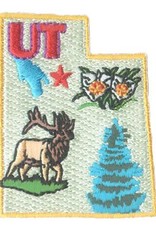 Advantage Emblem & Screen Prnt *State of Utah Fun Patch