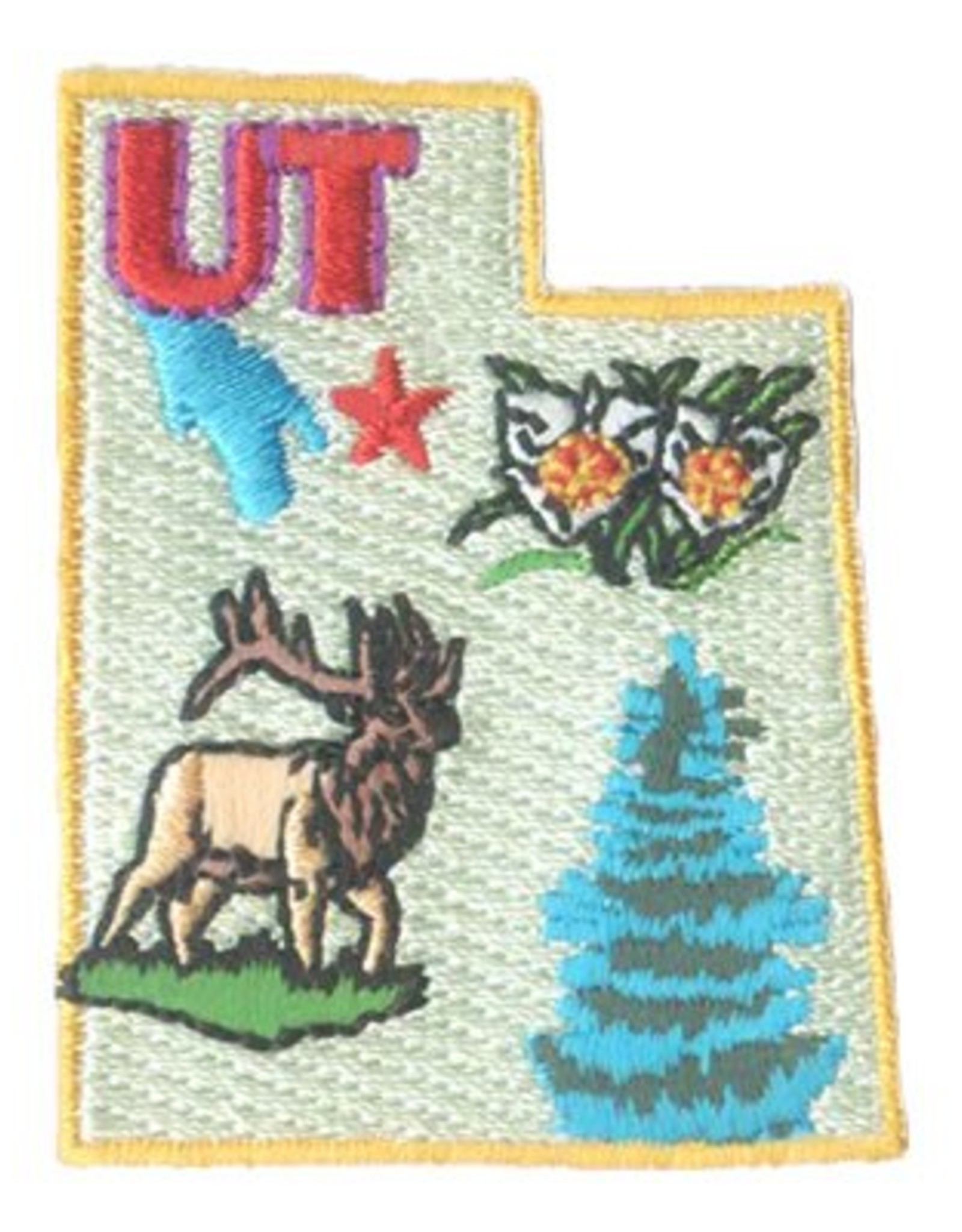 Advantage Emblem & Screen Prnt *State of Utah Fun Patch