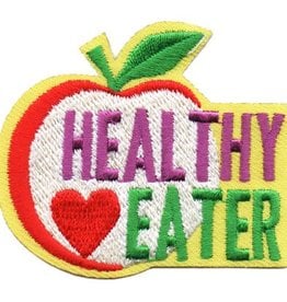 Advantage Emblem & Screen Prnt *Healthy Eater Apple Fun Patch