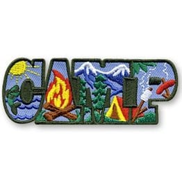 snappylogos CAMP Letters Fun Patch (3394)