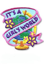 snappylogos It's a Girl's World Fun Patch (4716)