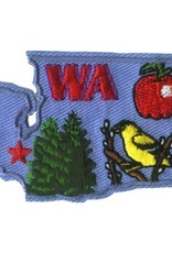 Advantage Emblem & Screen Prnt *State of Washington Fun Patch