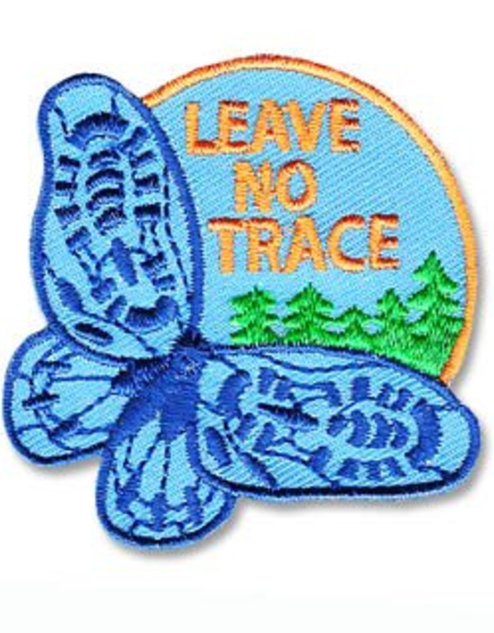 snappylogos Leave No Trace Butterfly Fun Patch (5800)