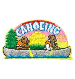 Advantage Emblem & Screen Prnt Canoeing Bears Fun Patch