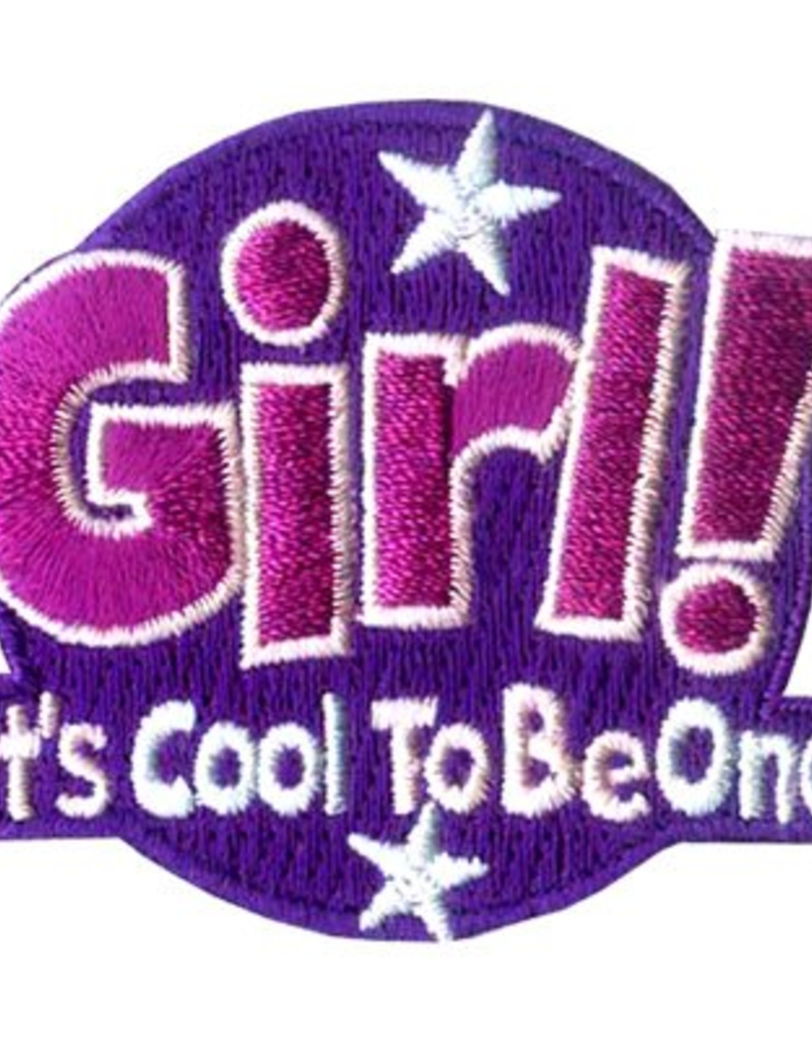 Advantage Emblem & Screen Prnt *Girl! It's Cool to Be One Fun Patch