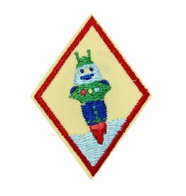 GIRL SCOUTS OF THE USA Cadette Showcasing Robots Badge