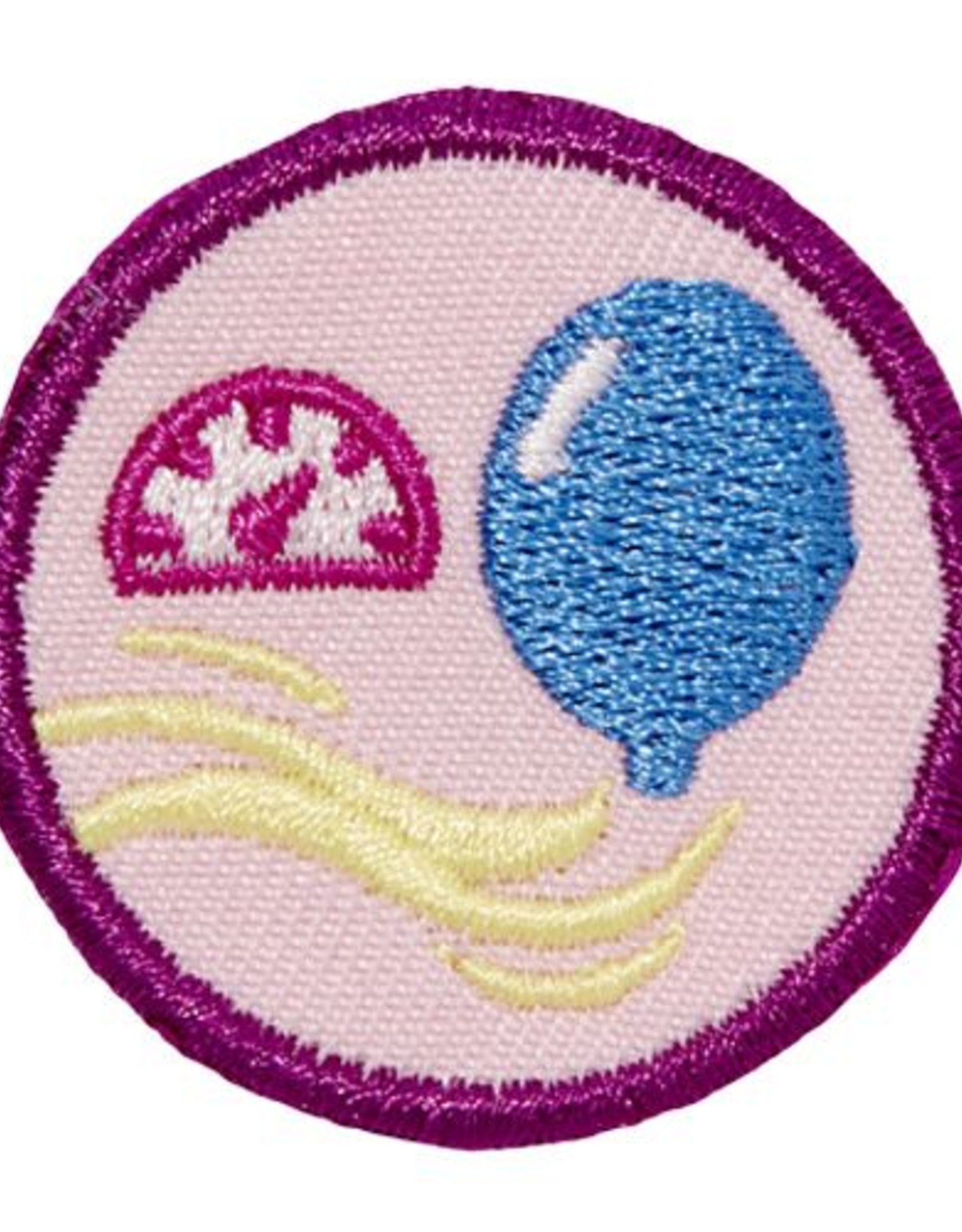 GIRL SCOUTS OF THE USA Junior Mechanical Engineering: Ballon Car Badge