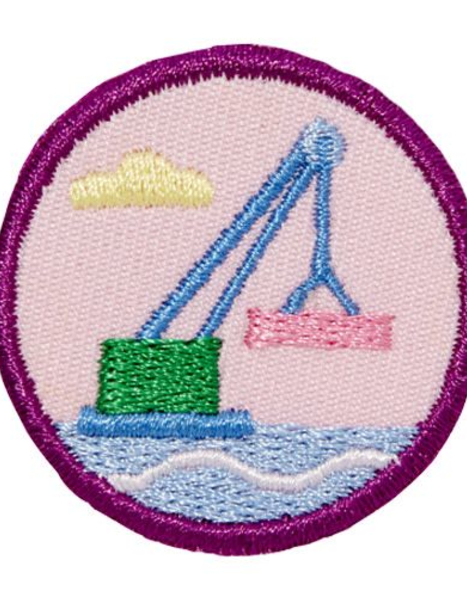 GIRL SCOUTS OF THE USA Junior Mechanical Engineering: Crane Badge
