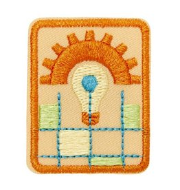 GIRL SCOUTS OF THE USA Senior Think Like an Engineer Engineering Journey Award Badge