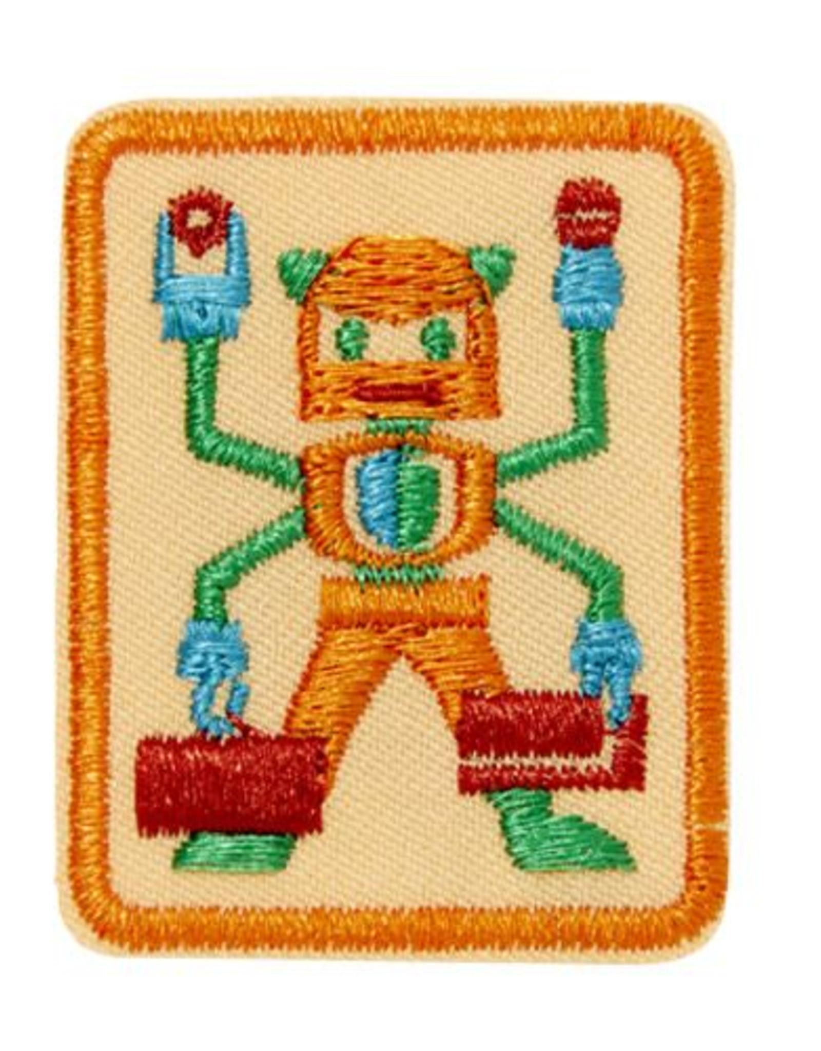 GIRL SCOUTS OF THE USA Senior Showcasing Robots Badge