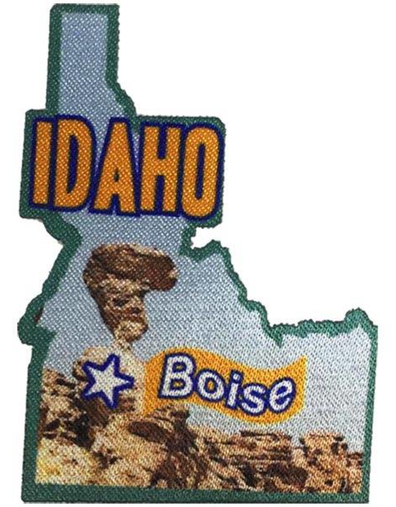 Advantage Emblem & Screen Prnt *State of Idaho Printed Fun Patch