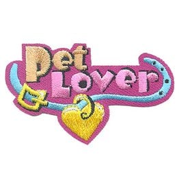 Advantage Emblem & Screen Prnt *Pet Lover Collar Fun Patch