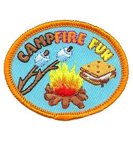 *Campfire Fun S'more Oval Fun Patch