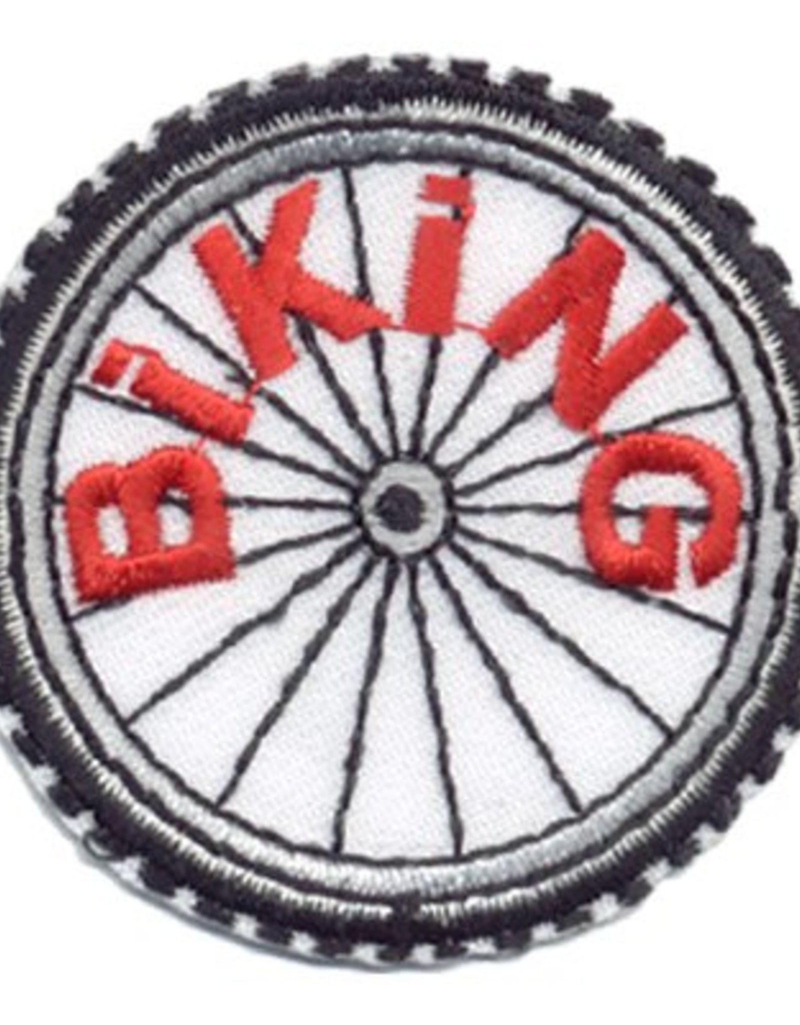 Advantage Emblem & Screen Prnt Biking Bicycle Wheel Fun Patch