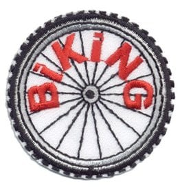 Advantage Emblem & Screen Prnt Biking Bicycle Wheel Fun Patch
