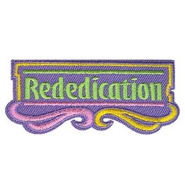 Advantage Emblem & Screen Prnt *Rededication Green on Purple Fun Patch