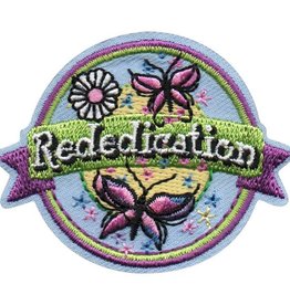 *Rededication Butterflies Banner Fun Patch