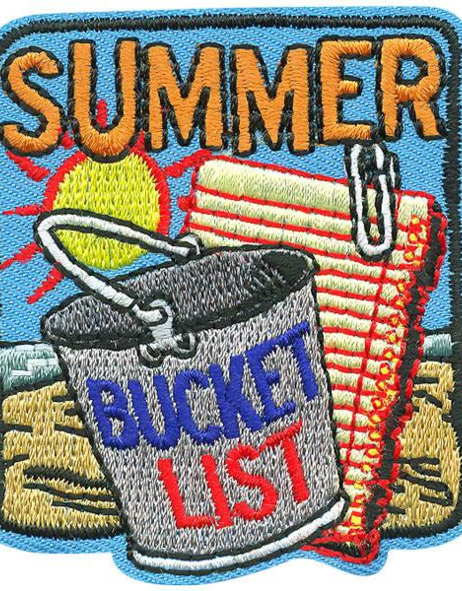 Advantage Emblem & Screen Prnt Summer Bucket List Fun Patch